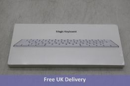 Apple A2450 Magic Wireless Keyboard, White/Silver