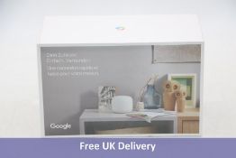 Google Nest WiFi Mesh Router Two Pack, German/French, Non-UK Plug