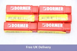 Twenty-three packs of Dormer, DOR300TIN A002, Tin Coated Jobber Drill Bit, 10 Per Pack