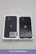 Apple iPhone 11, 64GB, Black. New, box opened. Checkmend clear, Ref. CM19282077-F62A5