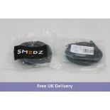 Ten Smedz DC Power Plug to Socket CCTV Extension Lead Cable, 15m, 5.5 x 2.1mm, Black