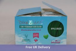 Six packs of Four Directions Semi-Permanent Hair Colour, Apple Green