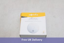 Two Somfy 85DB Siren Connected Smoke Detector, White