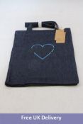 A.P.C. Saint Valentin Denim Tote Bag, Indigo