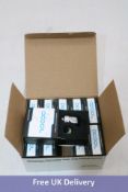 Box of Ten Alphacool Eiszapfen L-connector rotatable G1/4 outer thread to G1/4 inner thread, Chrome
