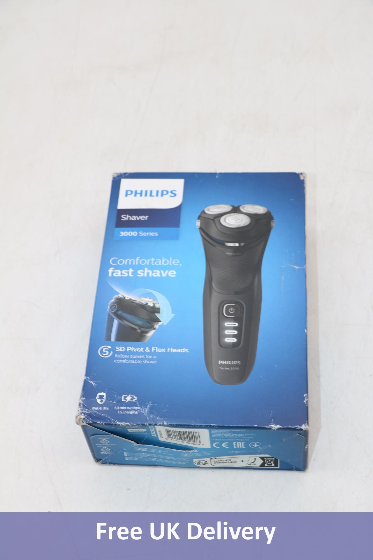 Philips Shaver Series 3000, Black, Box Damage