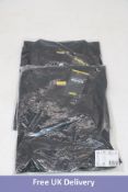 Blaklader Workwear, Polo T-Shirt, Black, Set of Five, L