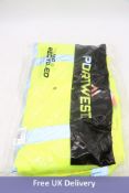 Four PortWest Hi-Vis Bomber Jackets, Size M