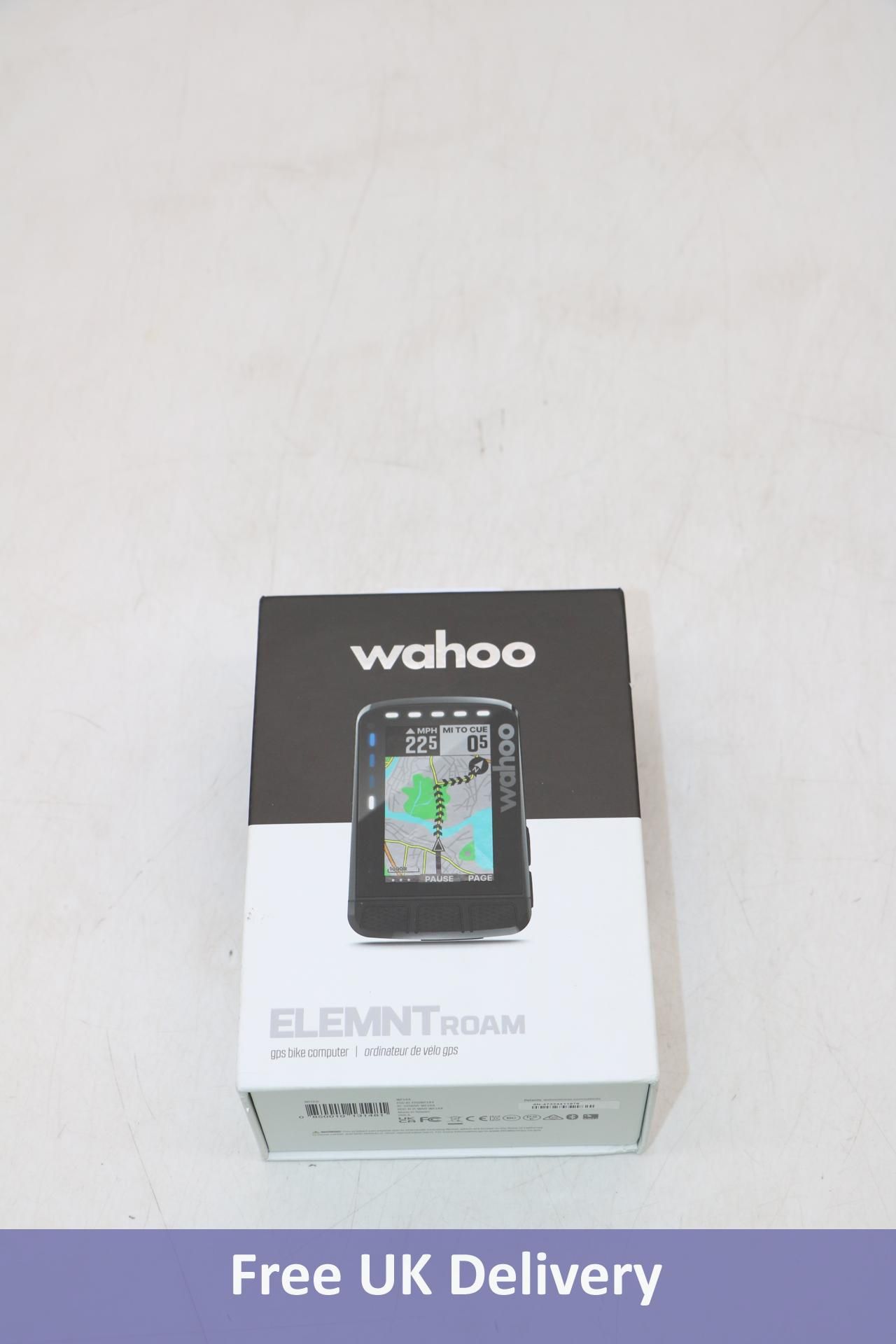 Wahoo V2 GPS Elements Roam Cycling Computer, Black