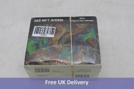 Two boxes of 365 Nft Artist, 2024 Page A Day Calendar, Multiple Colours