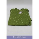 Gudrun Sjoden Jersey Dress Alma, Spot Green, Size Medium