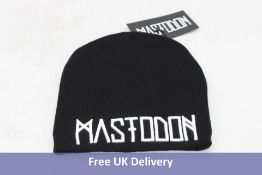Five Mastodon Unisex Logo Beanie Hats, Black