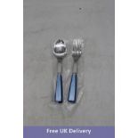 Sabre Paris Pop 2Pc Serving Set, Blue