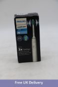 Philips Sonicare 3100 Electric Toothbrush, White. Box damaged