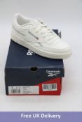 Reebok Club C 85 Vegan, Cream/White, UK 5.5. Box damaged