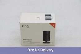 Ring Indoor Camera, Black, Wired. Box damaged