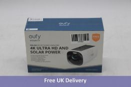 Eufy Security, 4K Ultra HD & Solar Power Camera, Wire Free
