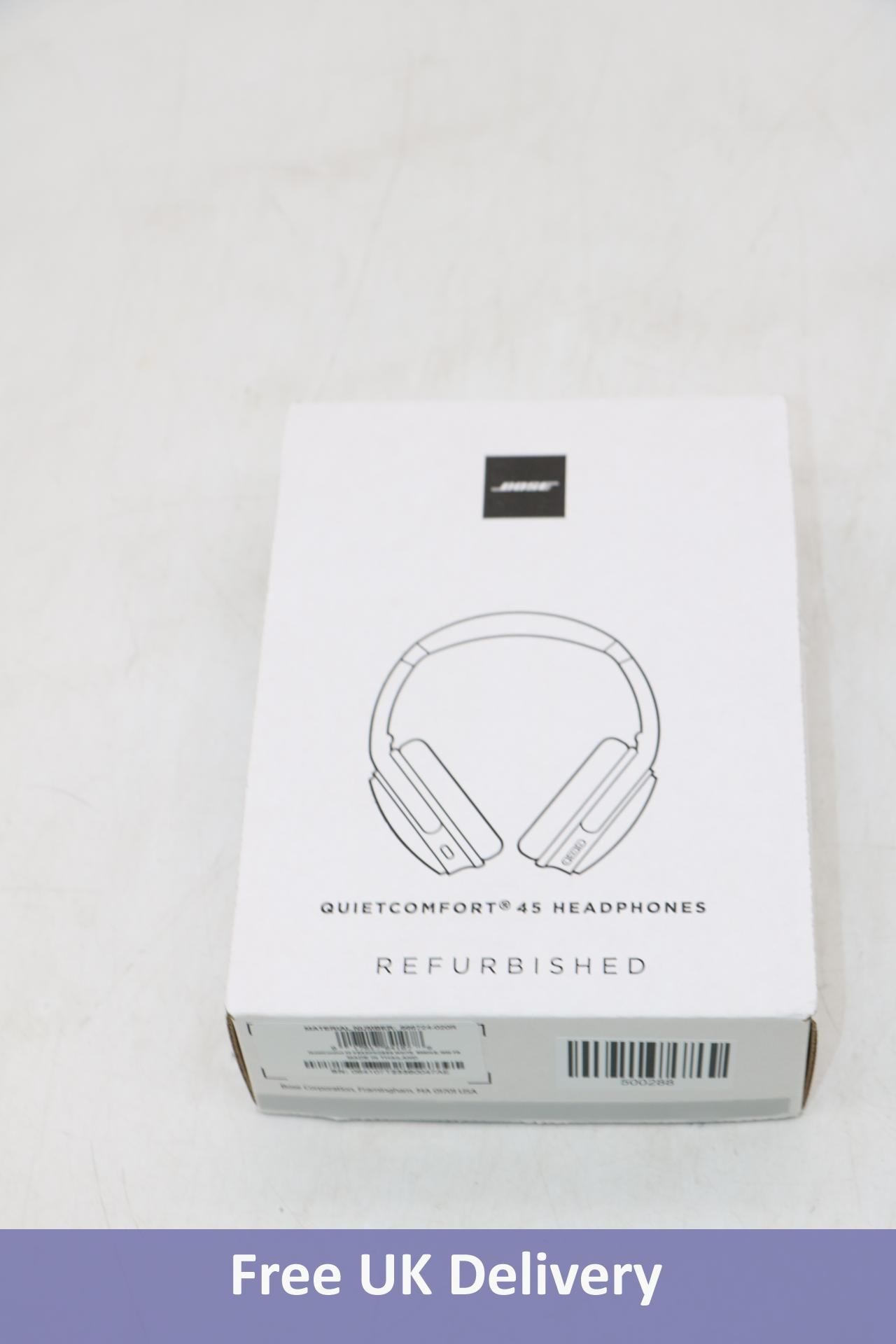 Bose QuietComfort 45 Headphones, White. Refurbished