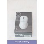 Logitech Pro X Superlight 2 Wireless Gaming Mouse, White