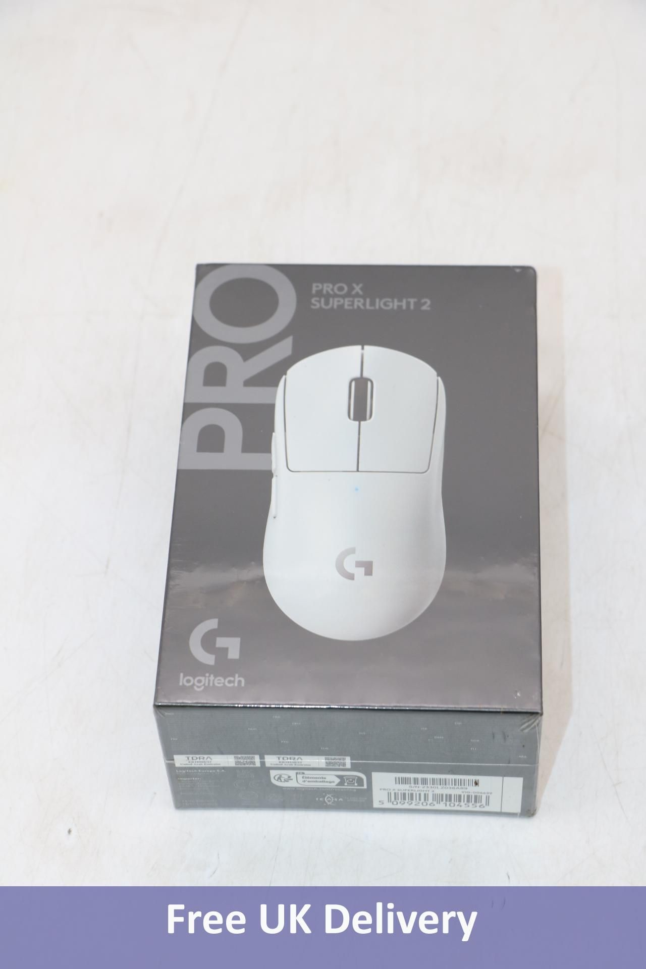 Logitech Pro X Superlight 2 Wireless Gaming Mouse, White