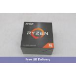 AMD Ryzen 5 5600X AM4 Processor, 6 Core, 3.70GHz, 35MB, 65W. Box damaged