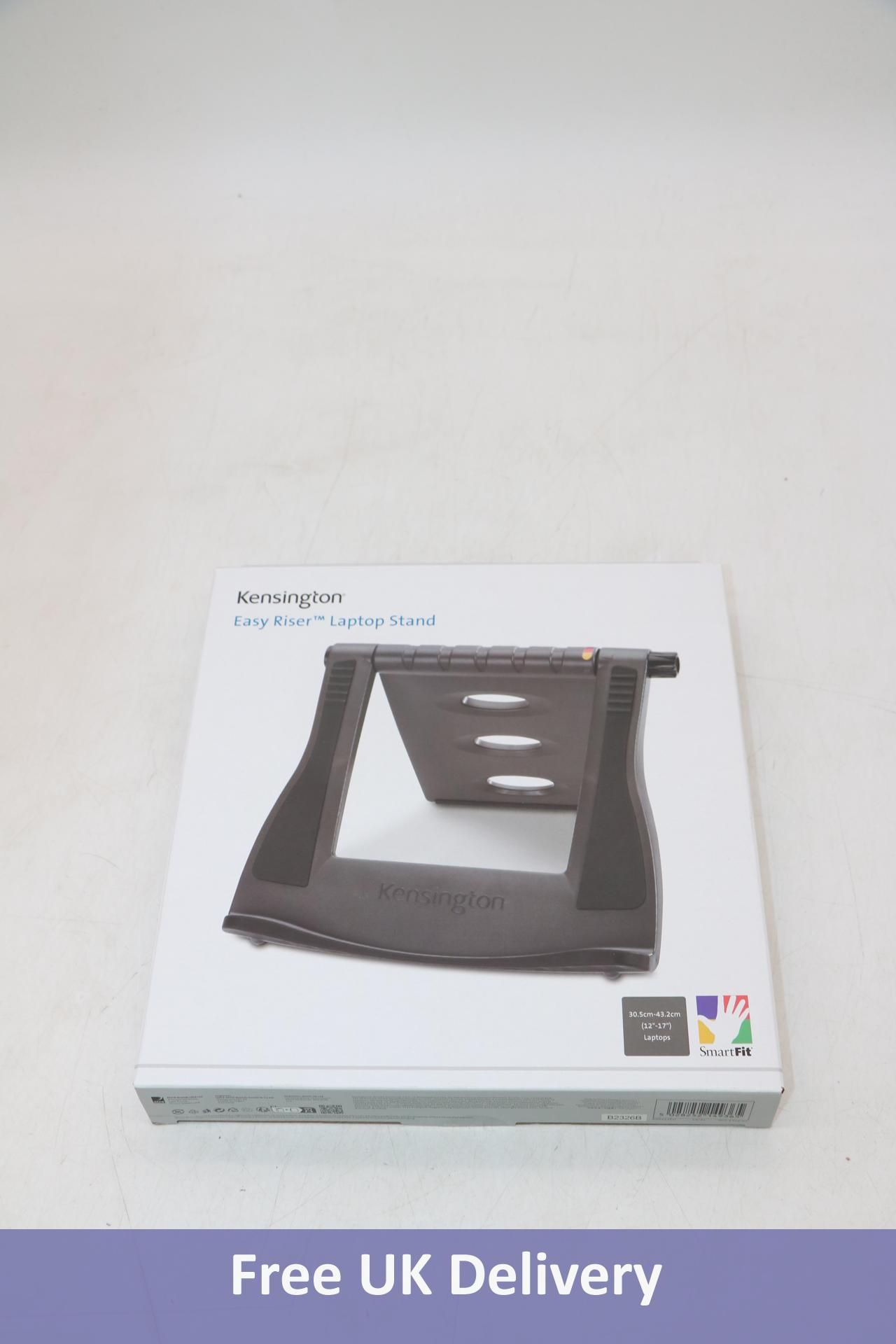 Six Kensington Smart Fit Easy Riser Laptop Stands, Grey