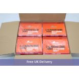 Four boxes L-Carnite 300 Extreme Shots, Cherry, 20x25ml, Expiry 08/2026