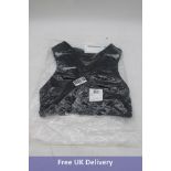Salomon Active Skin 4 Set Running Vest with Flasks, Black, Size XL