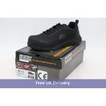 Skechers Men's Ulmus Safety Toe Shoes, Black, UK 9.5