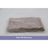 Three Angela Wickstead Bath Hand Towels, Include 2x Grey-Brown, 1x Beige, 46 x 77cm