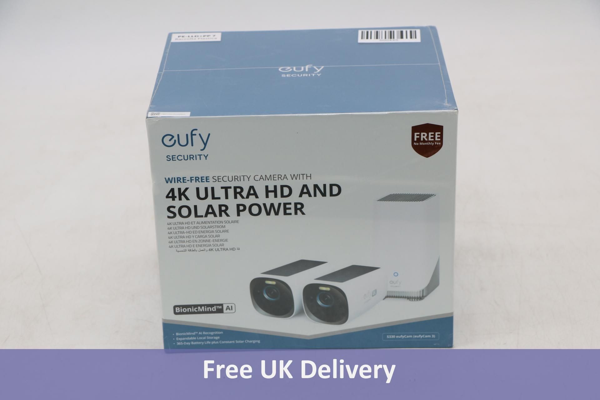 Eufy Security Camera 3 2+1 Kit 4K Ultra HD and Solar Power