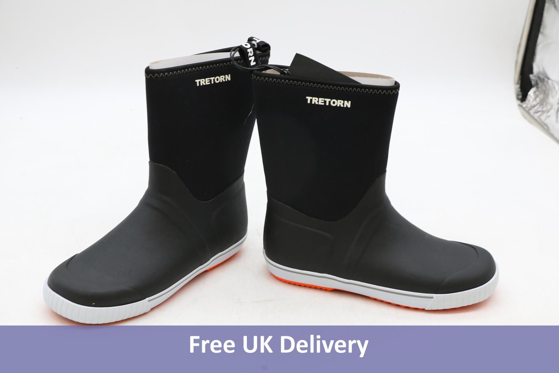 Tretorn Wings Neo Wellington Boots, Black, UK 9