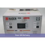 Haden 20L 700W Microwave. Sealed, Unchecked