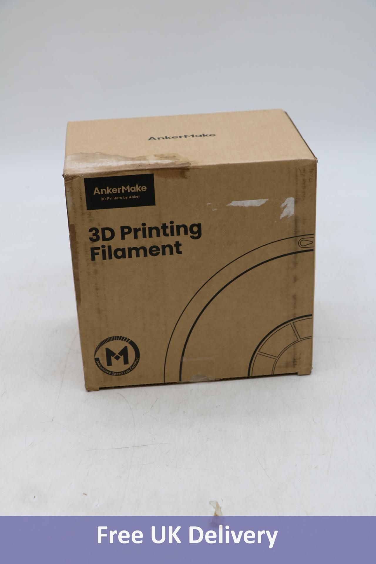 AnkerMake PLA+ Filament 2-Pack, Black. Box damaged