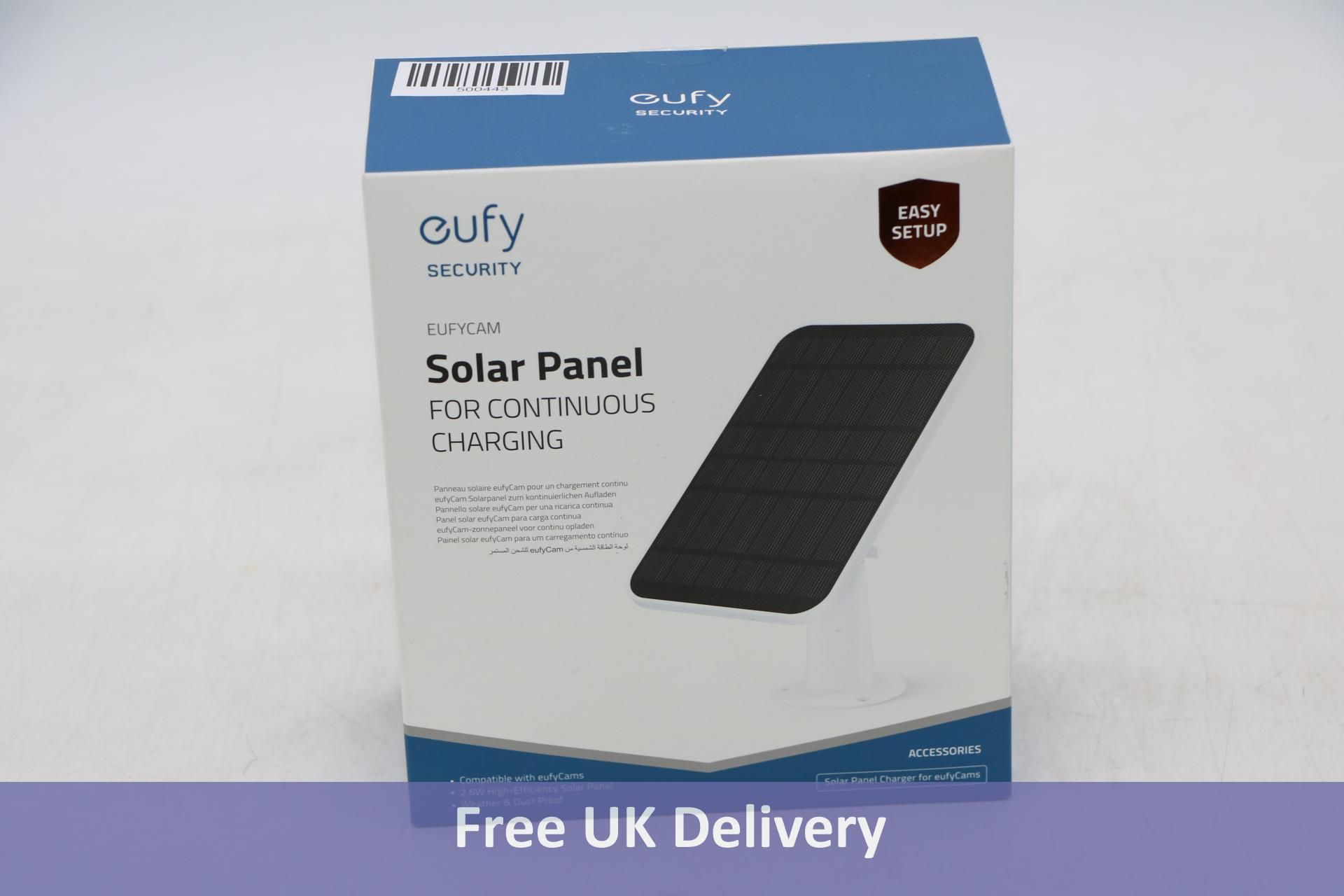 Eufy Solar Panel with 4m cable, White