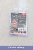 Approximately 240x packs of Ultra-Pro Standard Card Sleeve Packs, Clear, 100 Sleeves Per Pack