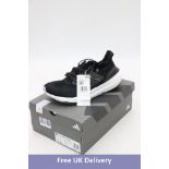 Adidas Ultraboost Light Trainers, Black/White, UK 8.5