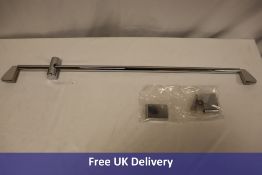 Two Hansgrohe Unica Shower Rails Crommeta 900mm 27609000, Chrome