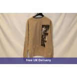 Twelve Ellie Goulding Stacked Sweatshirts, Beige, Medium