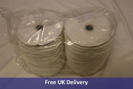 Sixteen 4mm Polyester Cord, White, 150M
