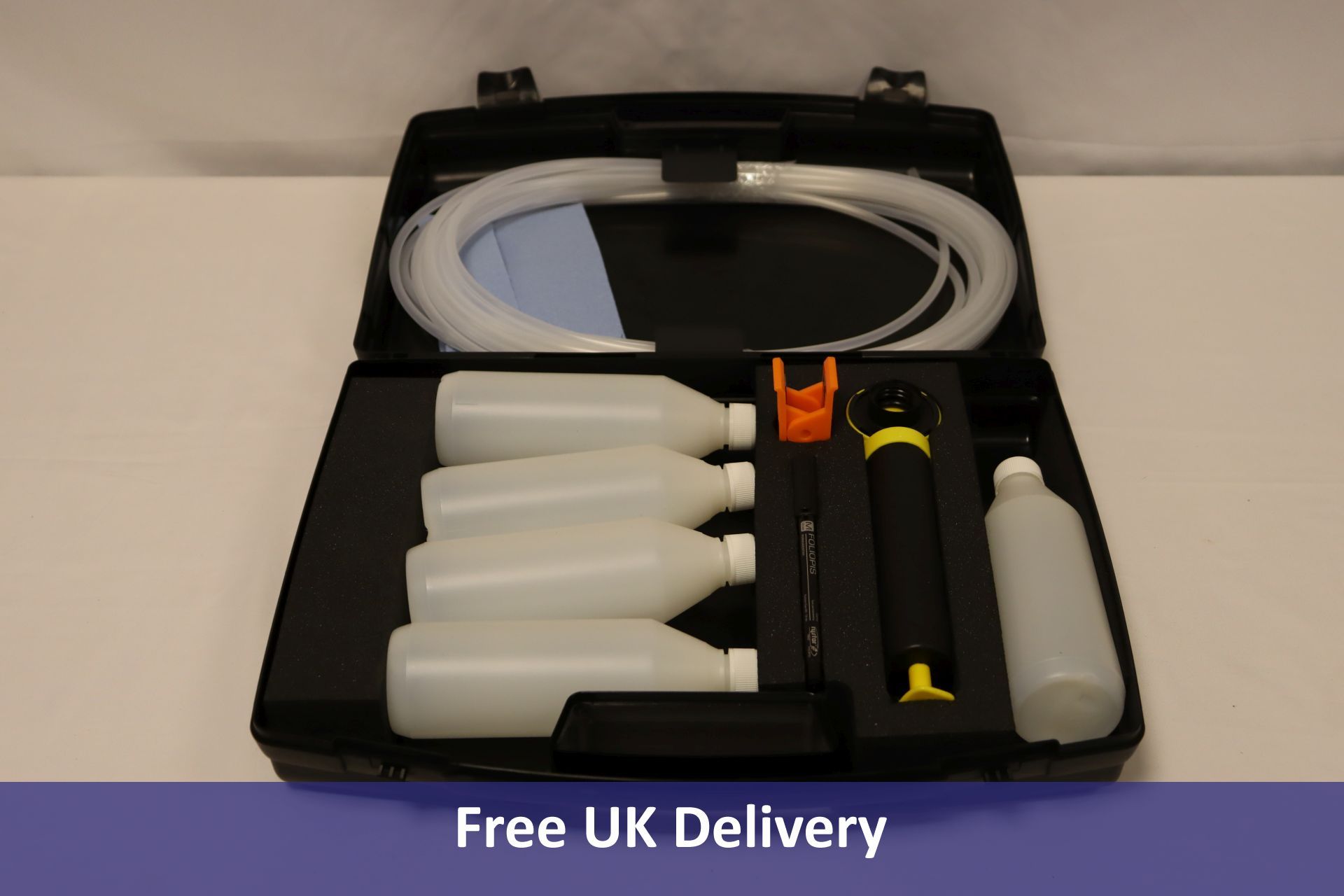 Pump Sampler Set with Sampling Pump, Storage Case, 5 x PE Bottles 250ml, 5021P-250