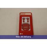 Nine Official Coca-Cola True Stereo Wireless Earbuds with Charging Cradle