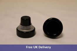 Approximately 280x Vinolok High Top Glass Bottle Stoppers, Black, 21.5mm