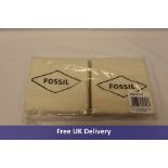 Fifty Fossil Large Cotton Dust Bags