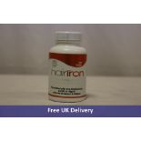 One-hundred Tubs of Hairiron Iron BisGlycinate 30mg with Vitamins C, A & B2 Tablets, 90 Tablets per
