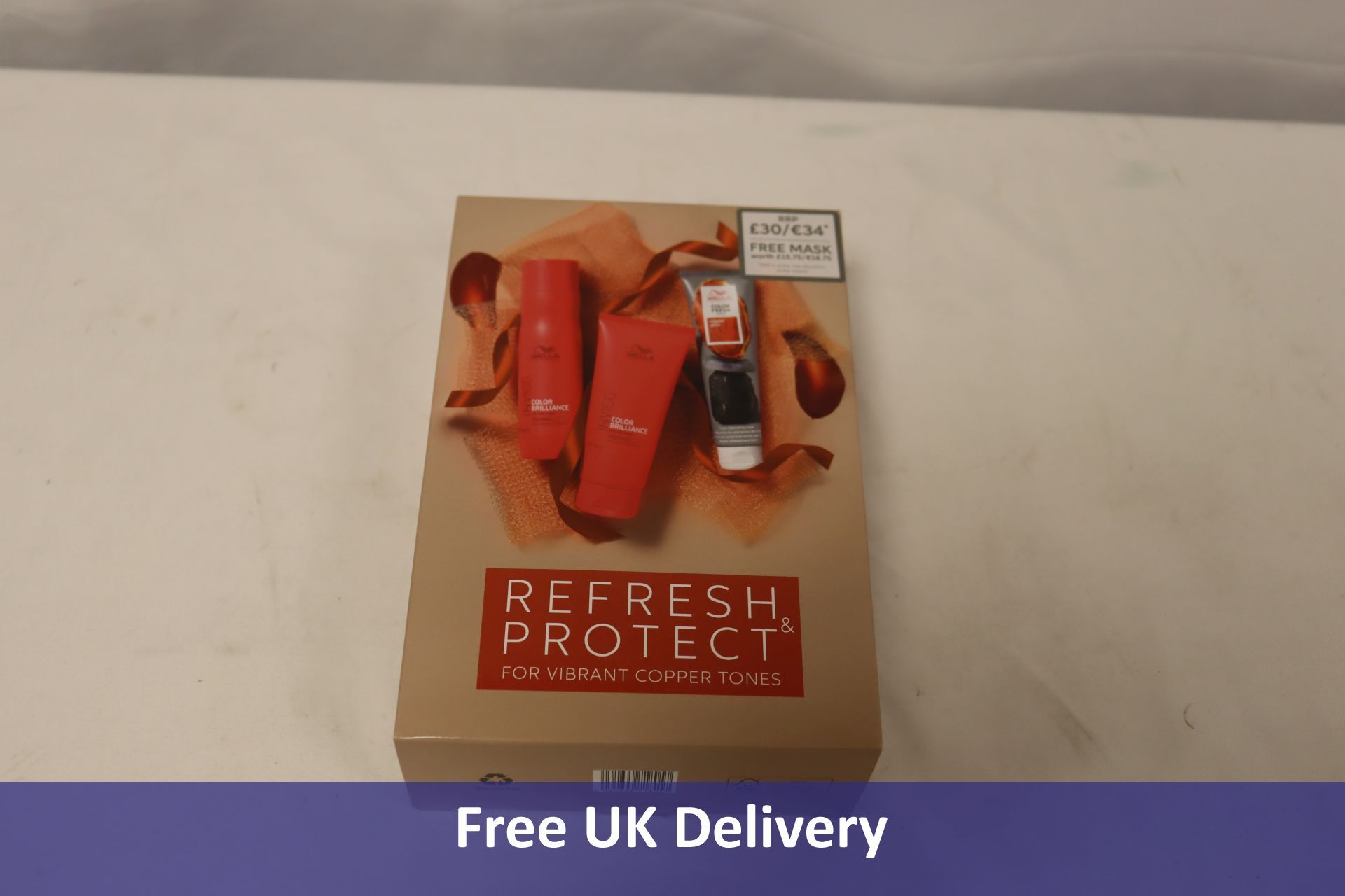 Four Wella Refresh & Protect Colour Care Set for Rich Chocolate Tones and 2x Wella Refresh & Protect - Image 3 of 3