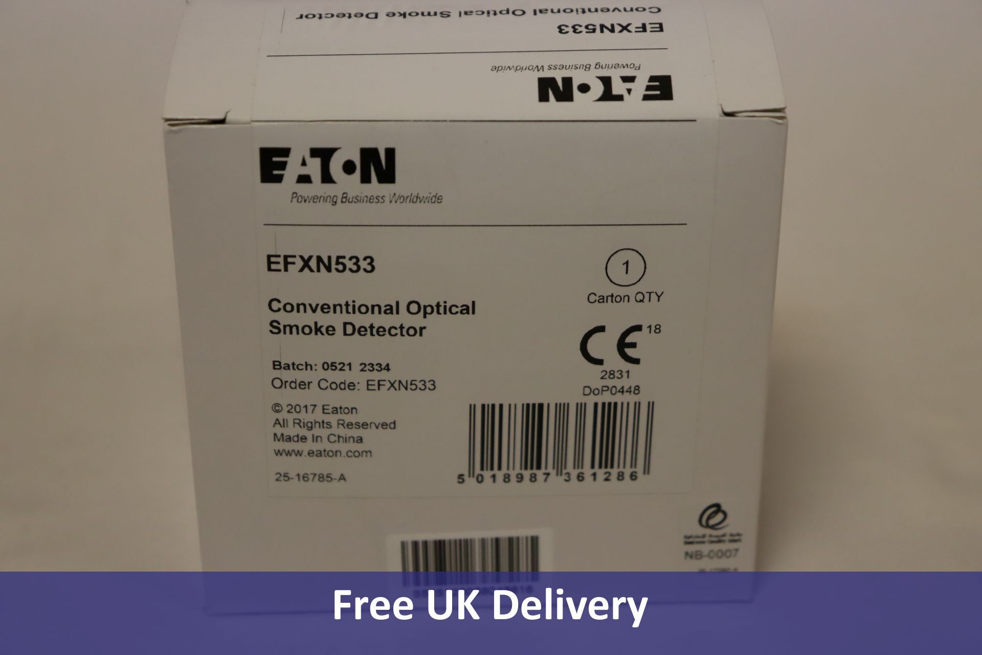 Fifty Eaton Optical Smoke Detectors, EFXN533