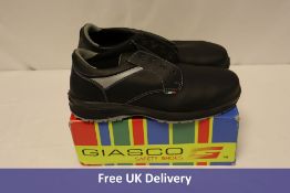 Two Giasco York S3 Safety Shoes, Black, 1x UK 11, 1x UK 7