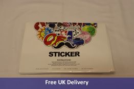Approximately 45x NEULEBEN Brand Stickers Packs, for Cars, Laptops, Luggage