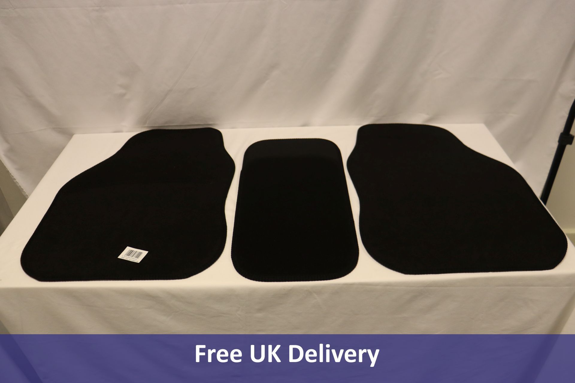 Ten Sets Safe Travel 27600 Universal Car Mats, Left Hand Drive